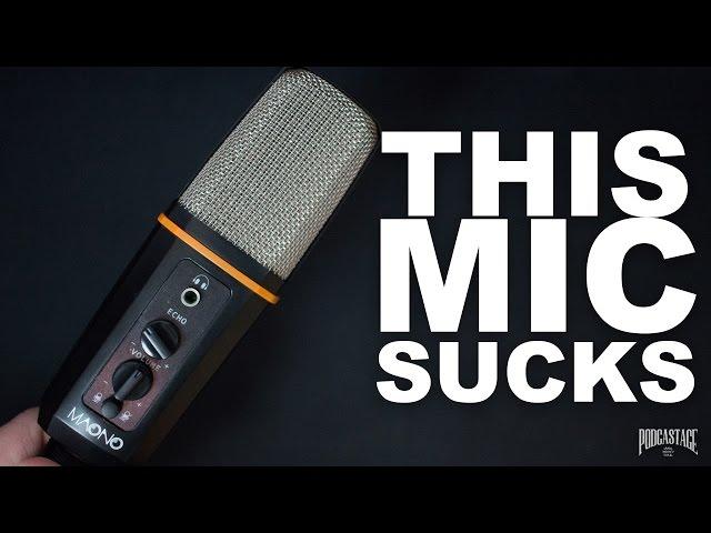 Maono AU-900 Podcast USB Mic Review / Test