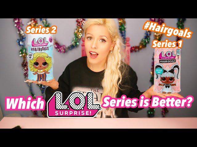 New LOL SURPRISE #HAIRGOALS SERIES 2 VS SERIES 1 Unboxing!