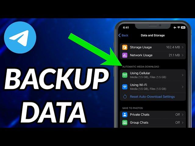 How To Backup Data In Telegram