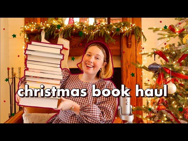 HUGE CHRISTMAS BOOK HAUL 