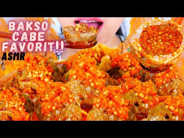 BUSET!! ASMR BAKSO CABE FAVORITKU!! | PEDESNYA BILEK | ASMR INDONESIA