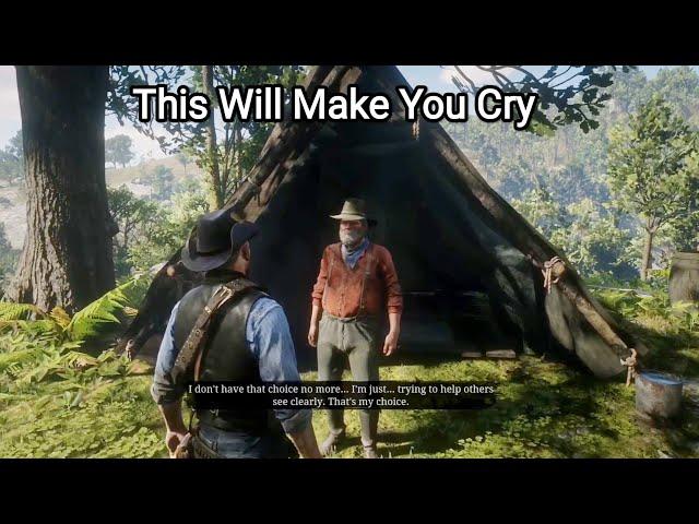 Arthur Tells Uncle About His Sickness And Choices before Dying - Red Dead Redemption 2