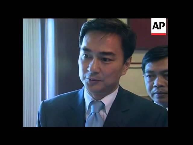 Abhisit Vejjajiva returns to office for first time since violent protests