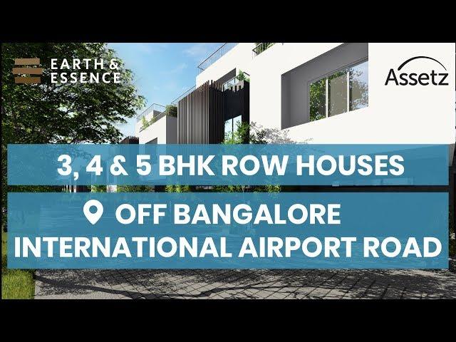 Assetz Earth & Essence | Best Spacious Row Houses in Bangalore