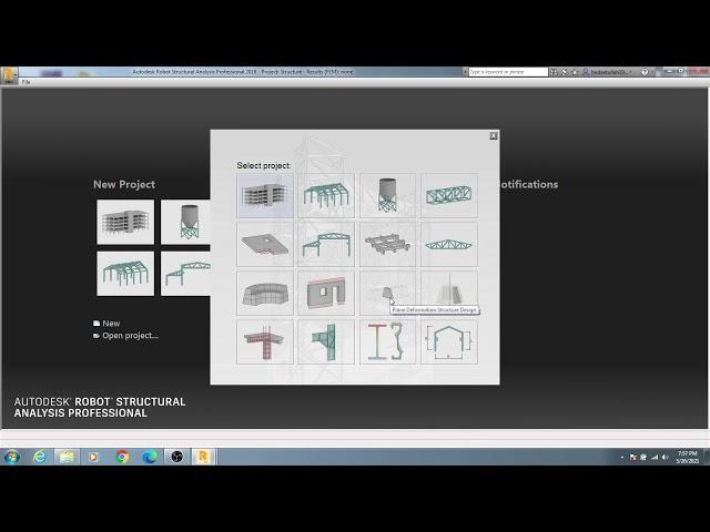 01. Autodesk Robot Structural Analysis professional Tutorials | Starting a  New project