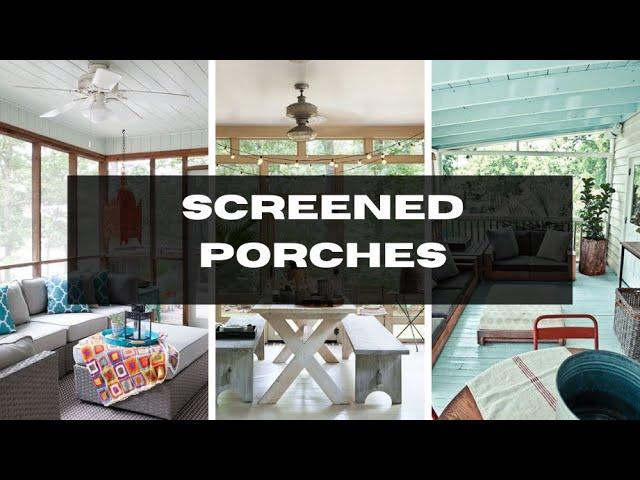 60+ Screened In Porch Ideas| Home Decor & Home Design Inspiration|  And Then There Was Style