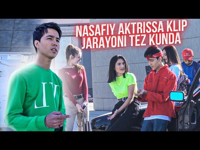 #Nasafiy #Aktrisa NASAFIY AKTRISA KLIP JARAYONIDA