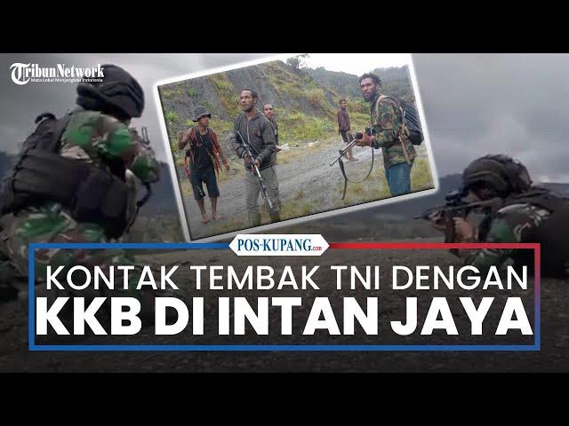 Kontak Tembak TNI dengan KKB di Intan Jaya, 1 Orang Meninggal