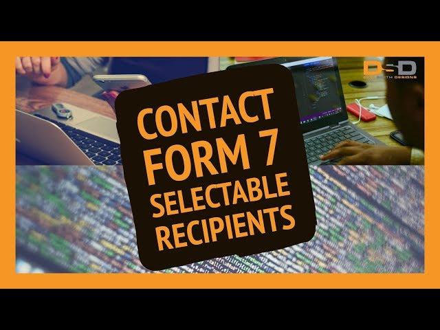 Contact Form 7 Selectable Recipient