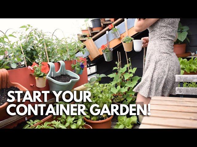 How To Start A Balcony Container Garden! Balconia Garden