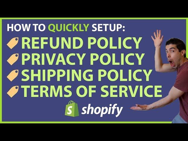 How To Add Your Refund Policy To Shopify (+4 More Important Pages)