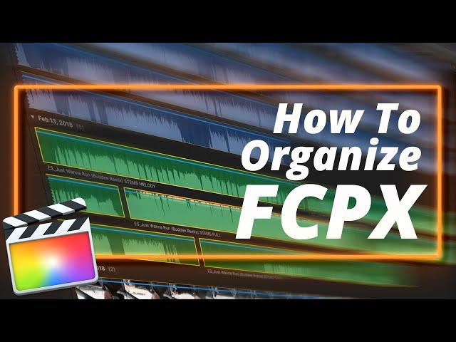 How To Setup & Organize A FCPX Project in under 5 minutes!