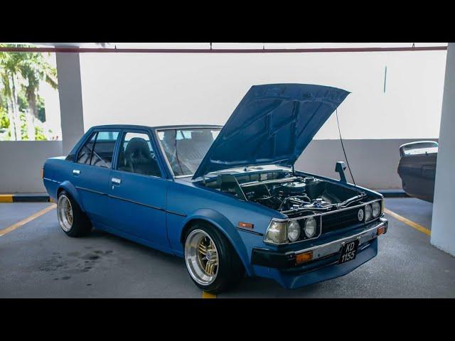 Toyota Corolla Ke70 Oldschool part 2.1 (Road To petrolhead Sunday 2018) Adiworks and B6 Garage