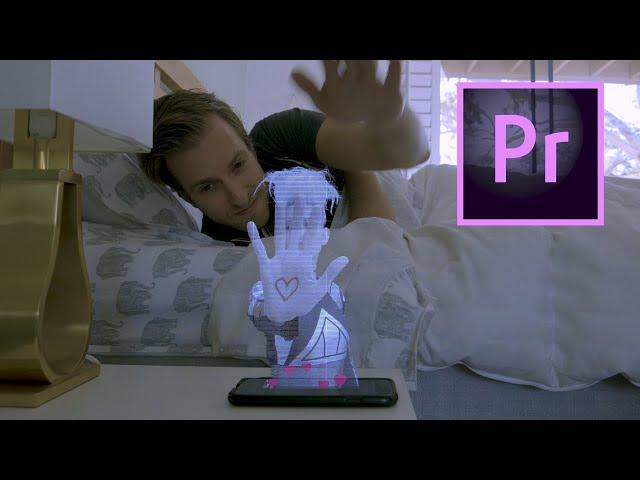 How to make an INTERACTIVE HOLOGRAM in Adobe Premiere Pro (Tutorial)