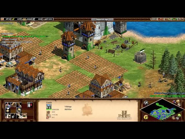 Age of Empires 2 HD - 1v1 Vikings vs Franks