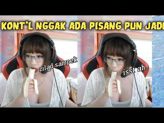 video Basah kimi hime makan pisang sambil mendesah hot 18+