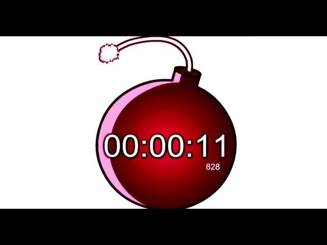 BOMB COUNTDOWN 60 sec ( v 13 ) Timer Countdown! final Explosion █▬█ █ ▀█▀ clock!