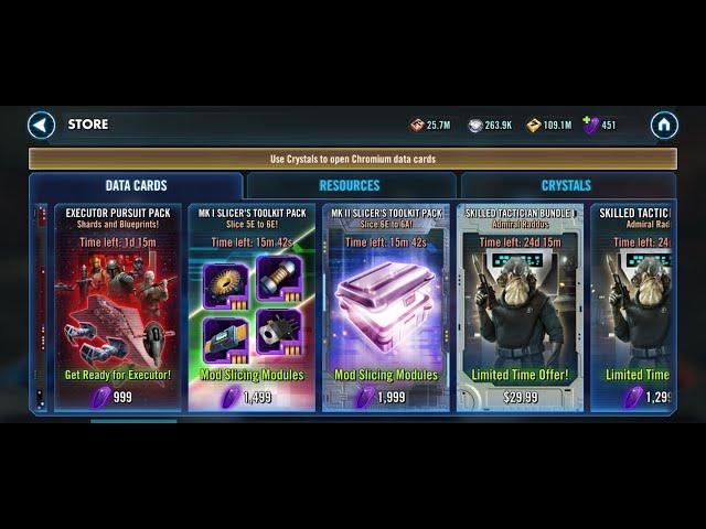 Best Pack In the Game!  Mod slicing, get easy relic material, conquest and more!  SWGOH Star Wars