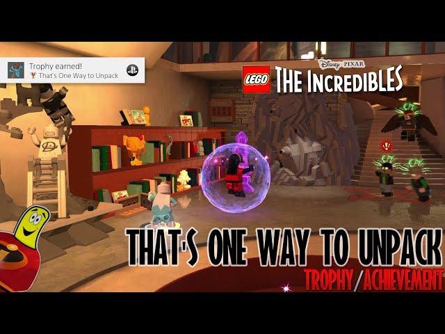 Lego The Incredibles: That’s One Way To Unpack Trophy/Achievement - HTG