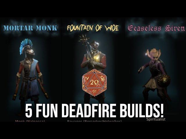 Boeroer Interview - Discussing the Top 5 Funnest Builds in Deadfire