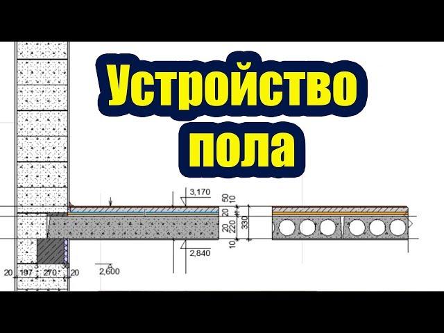 УСТРОЙСТВО ПОЛА ПО ПЛИТАМ ПЕРЕКРЫТИЯ