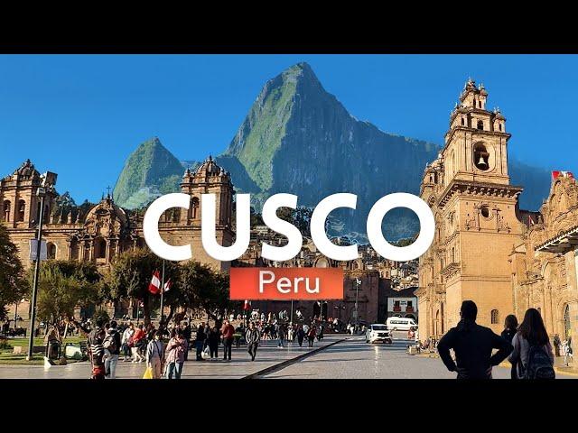  CUSCO PERU 2024 4K Walking through the Capital of The Inca Empire | Cusco Walking City Tour  HDR