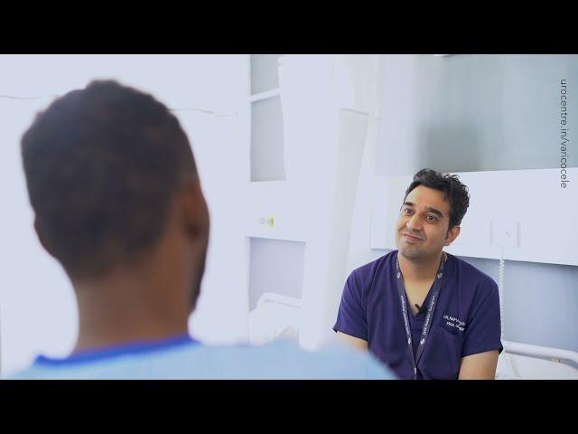 Varicocele treatment at Urocentre for patient from Africa