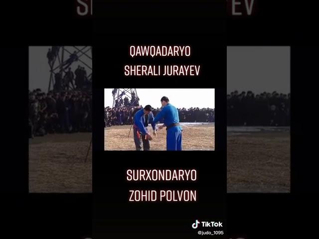 Qashqadaryo Sherali Joʻrayev vs Zohid Surxondaryo kurash