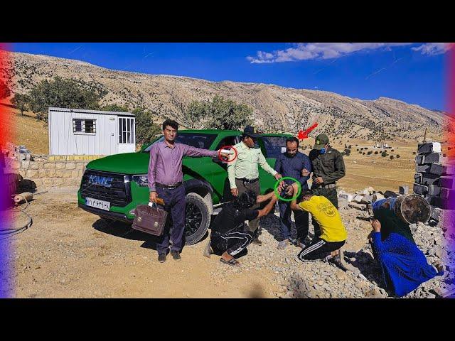 When My Father Pulled Up to Our Nomadic Cabin with a Police Escort!