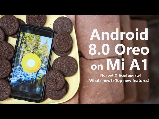 Android 8.0 Oreo on Mi A1! What's New+Top New Features!