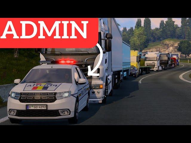 ‍️POLICE Patrol in CALAIS-DUISBURG | Game Moderator TruckersMP