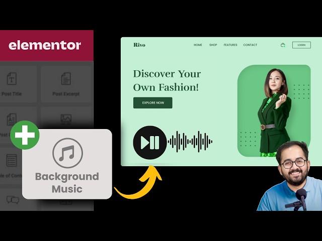 Elementor - Add Background Music to your Website