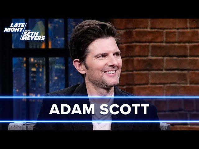 Adam Scott Had to Reassure His Severance Co-Stars He Wasn't Doing Cocaine