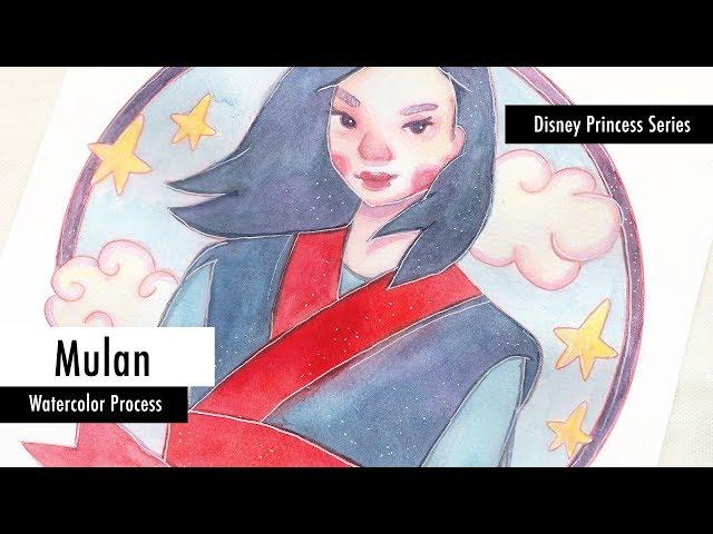 Mulan - Watercolor Process