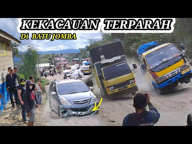 Batu Jomba Hari Ini ...ll Kekacauan Terparah Di Batu jomba Terjadi Di Awal Bulan ll Extrime Road