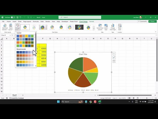 Create a Pie Chart in Excel In Easy Steps