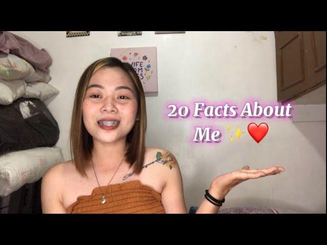 20 FACTS ABOUT ME  | First Vlog