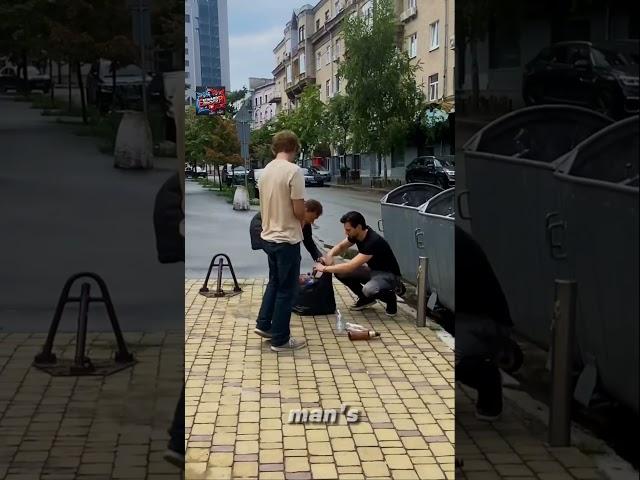 A poor man saved the wallet of two men