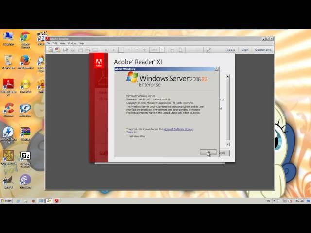 Windows Server 2008 R2 Enterprise with Service Pack 1! in VMware Workstation