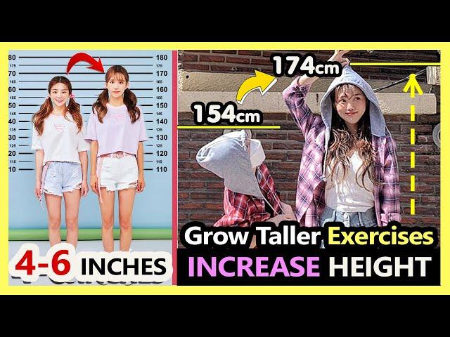 FAST HEIGHT INCREASE EXERCISE 4-6 INCHES AT HOME | Grow Taller Exercises Before Age 18