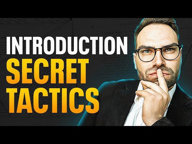 My SECRETS To Writing The Perfect Introduction Chapter (Prof. David Stuckler)