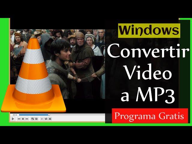 Cómo Convertir Video a mp3 con VLC Player