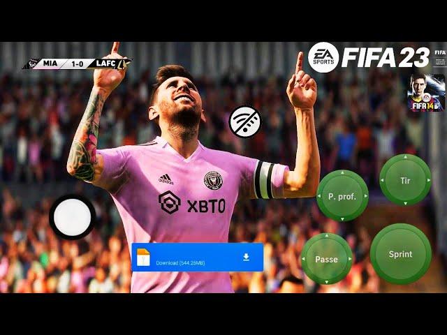 FIFA 14 MOD FIFA 23 ANDROID OFFLINE Best Graphics HD Mobile V3 AL NASER VS ETIHAD RONALDO VS BENZIMA