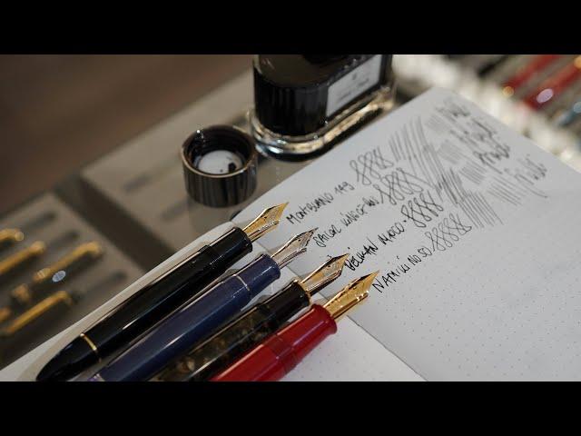 MONTBLANC vs. SAILOR vs. PELIKAN vs. NAMIKI