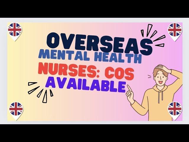 MASSIVE RECRUITMENTS FOR OVERSEAS MENTAL HEALTH NURSES AVAILABLE IN THIS UK NHS #overseasnurses #job