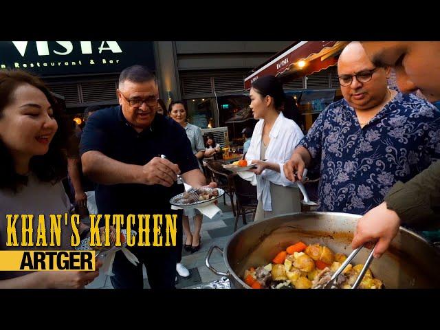 Mongolian Fusion Food Night at the La Vista Restaurant in Hong Kong! | Khan's Kitchen on Tour