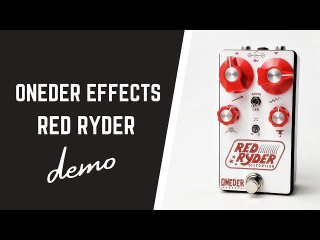 Oneder Effects Red Ryder Distortion Demo