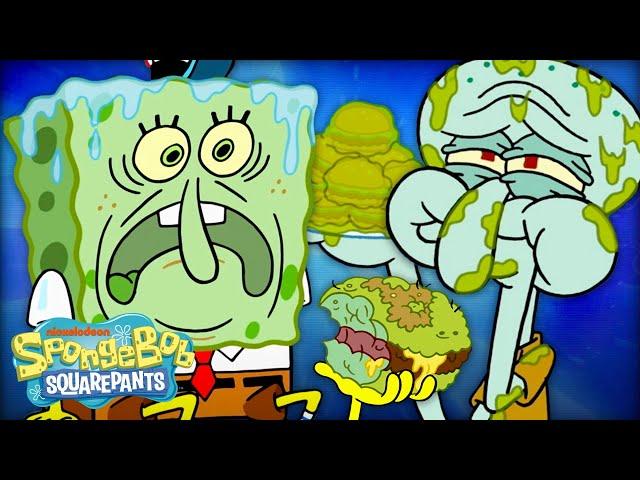 Weirdest & Strangest Foods in Bikini Bottom  | 55 Minutes | SpongeBob