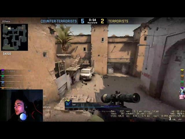 csgo road to nova FACECAM w trif