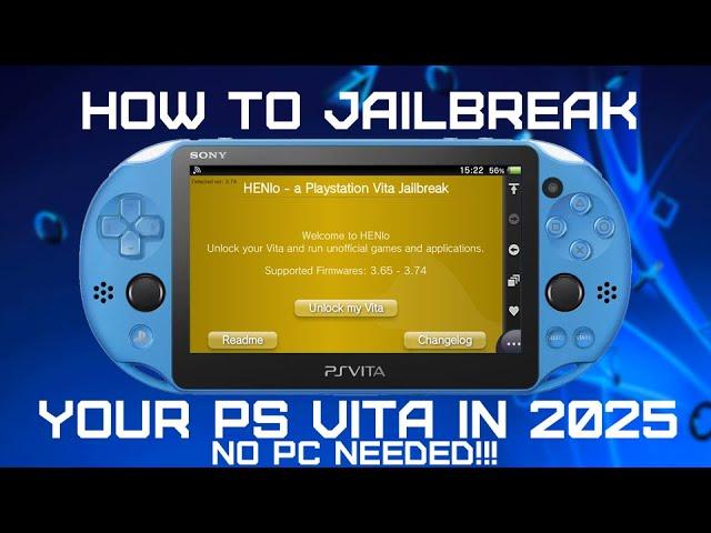 How to JAILBREAK YOUR 3.74 PS Vita in 2025!!! No PC required! SD2Vita & Downgrade